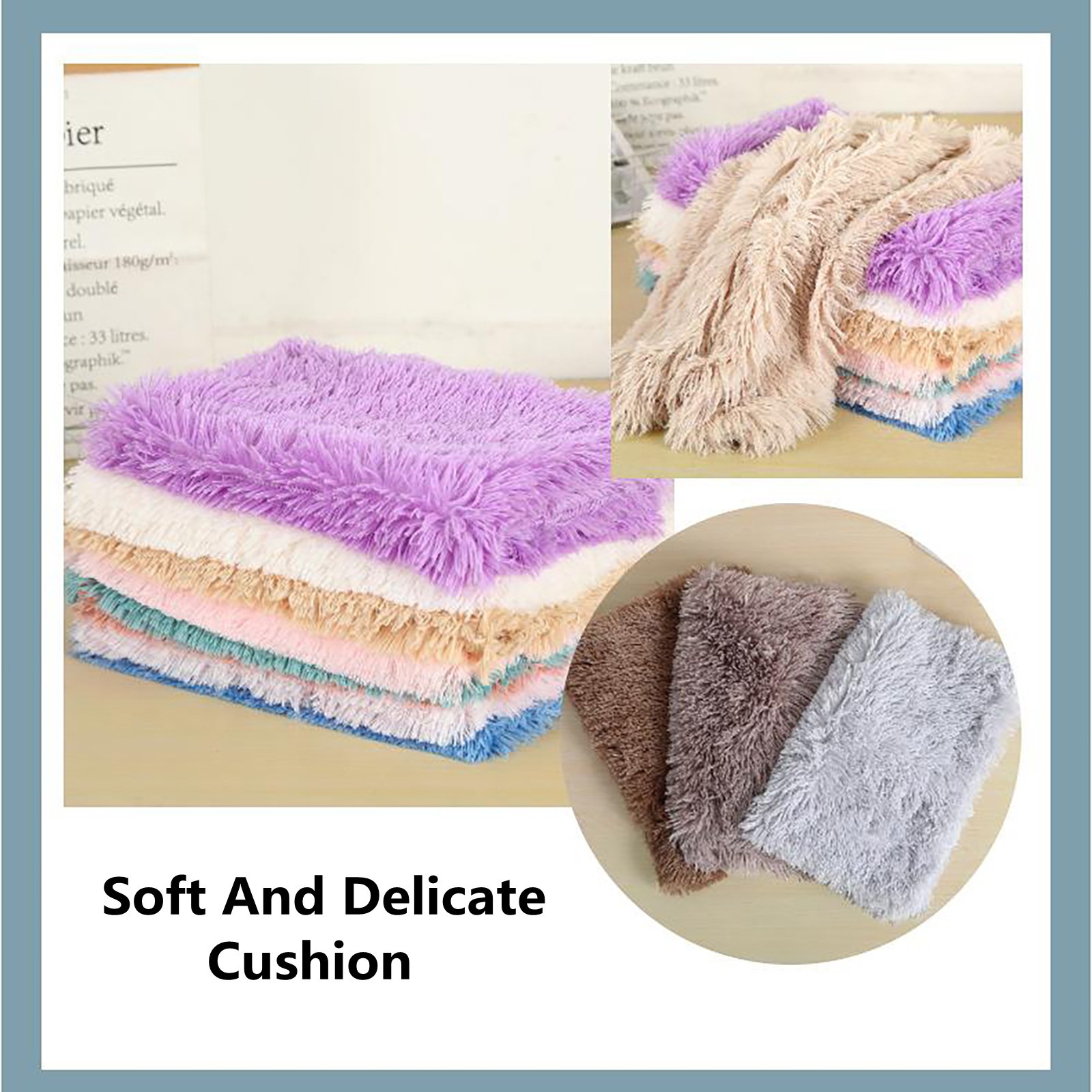 Soft Fluffy Pet Mat Warm Cushi - Pet Beds review and price