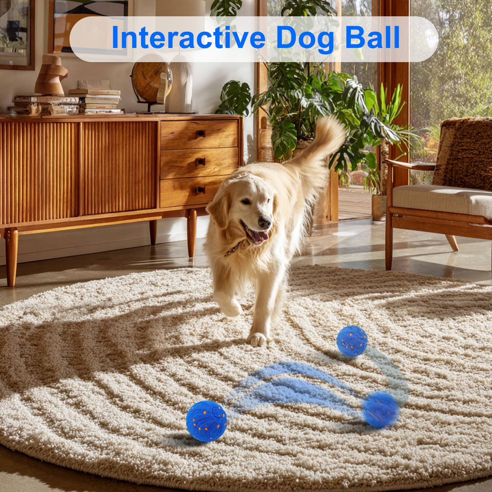 Interactive Dog Ball, Automati - Automatic Moving Dog Ball review and price