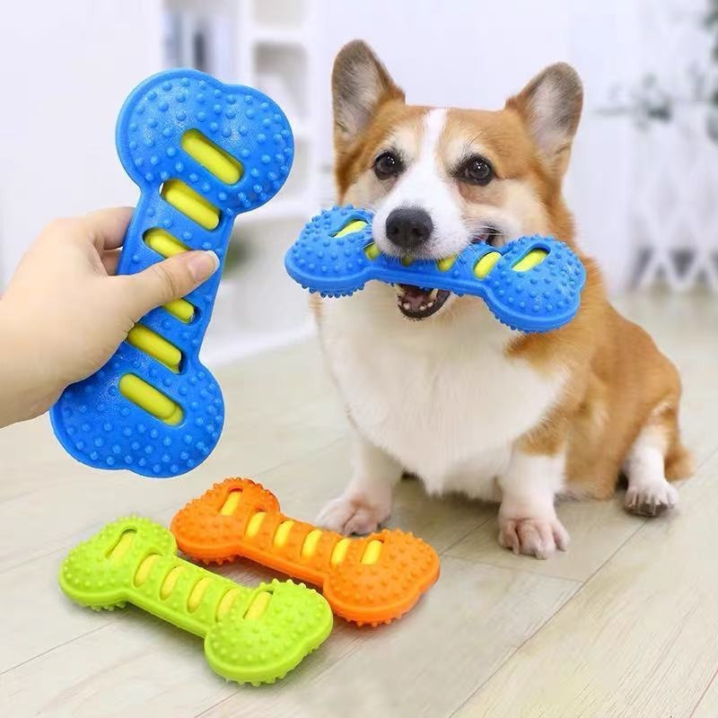 Rubber Bone Dog Molar Stick No - Teeth Cleaning Dog Chew Bone review and price
