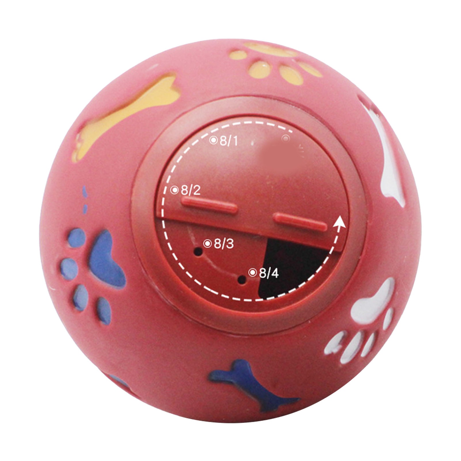 Dog Treat Dispenser Ball Slow  - Rubber Treat Dispensing Dog Toy review and price
