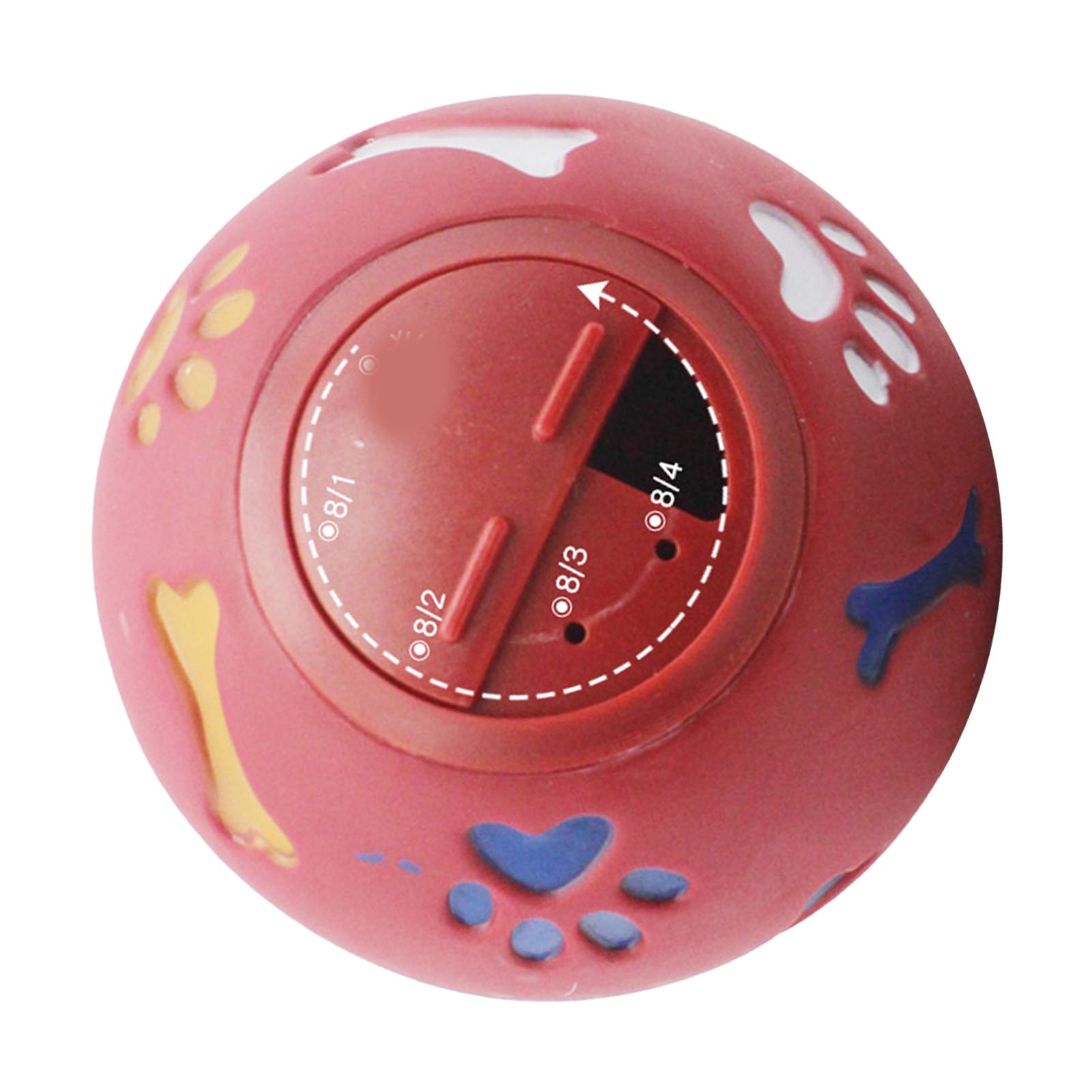 Dog Treat Dispenser Ball Slow  - Rubber Treat Dispensing Dog Toy review and price