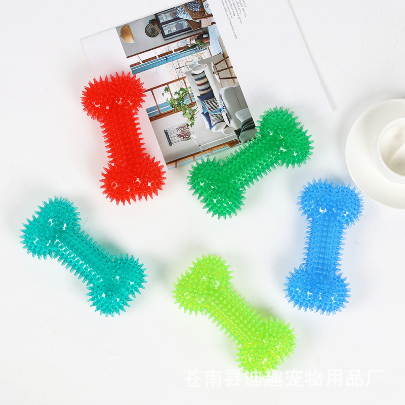 Pet toy for large dogs, rubber - Teeth Cleaning Dog Chew Bone review and price