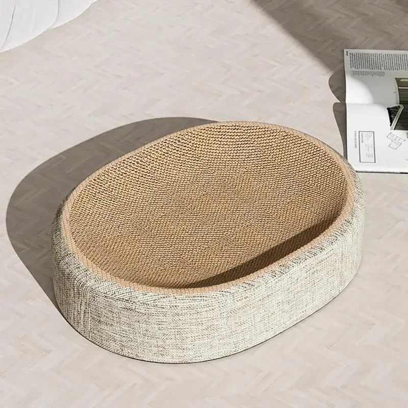 Oval Shape Scratch Pad For Cat - Pet Beds review and price