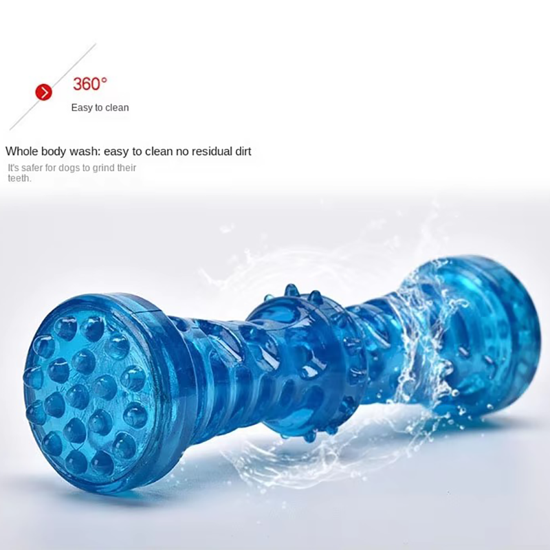 Squeaky Rubber Dog Chew Toy Bi - Indestructible Dog Chew Toy review and price
