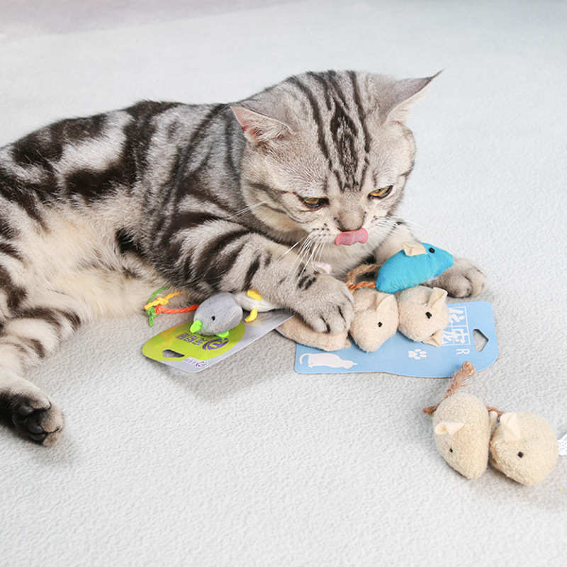 Cat Toy Simulated Plush Mouse  - Catnip Interactive Plush Mouse review and price