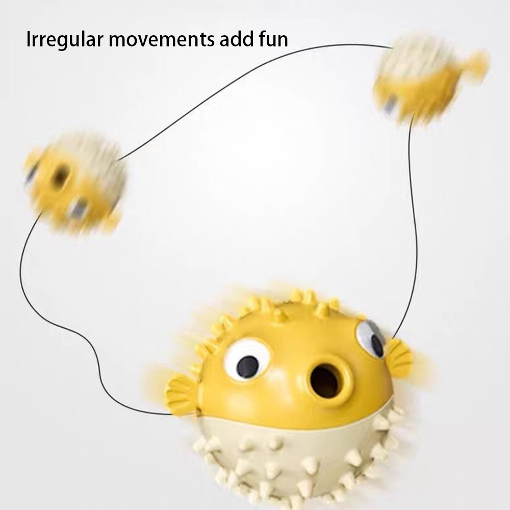 Bouncing Fish Dog Toys Leak Ba - Rubber Treat Dispensing Dog Toy review and price