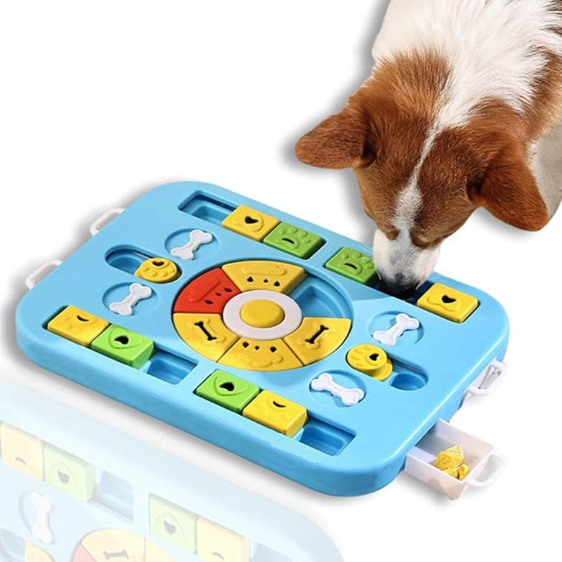 Interactive Dog Puzzle Toy for - Interactive Squeaky Plush Dog Toy review and price